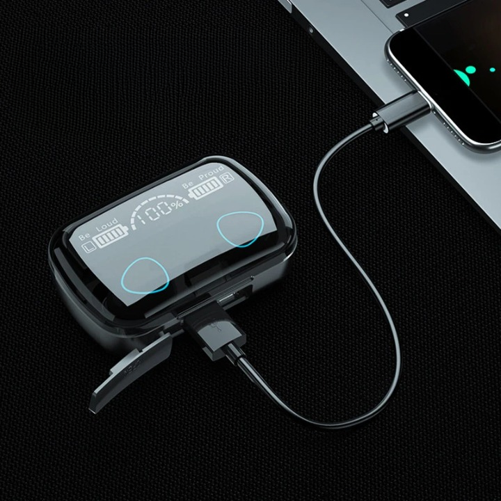 Auricolari TWS Bluetooth con Mic & Ricarica