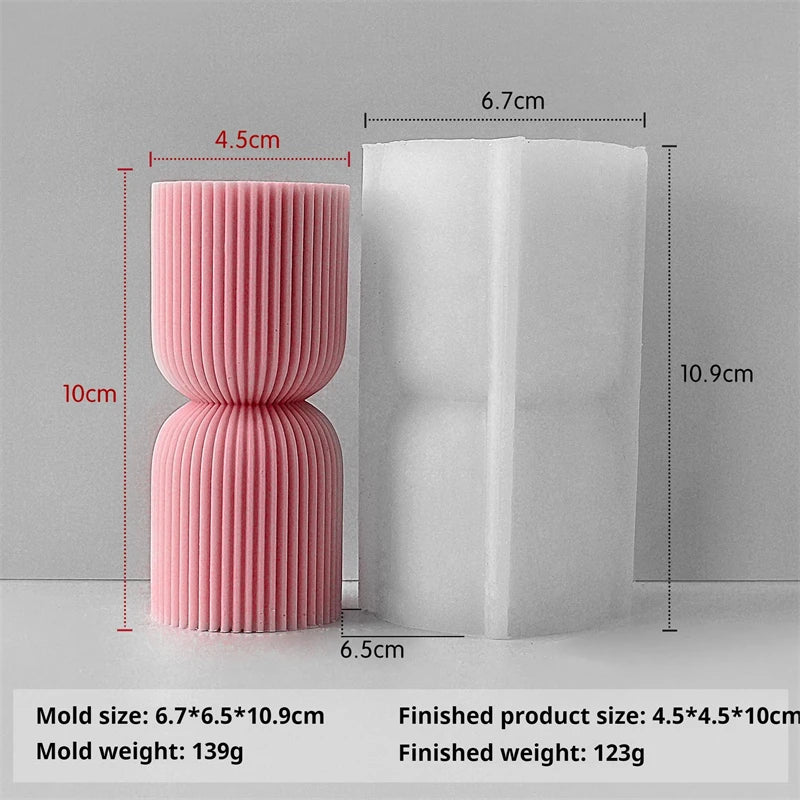 Stampo in Silicone 3D Nodo per Candele Fai da Te | Muffa per Sapone Artigianale, Aromaterapia, Resistente al Calore