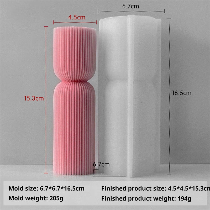 Stampo in Silicone 3D Nodo per Candele Fai da Te | Muffa per Sapone Artigianale, Aromaterapia, Resistente al Calore