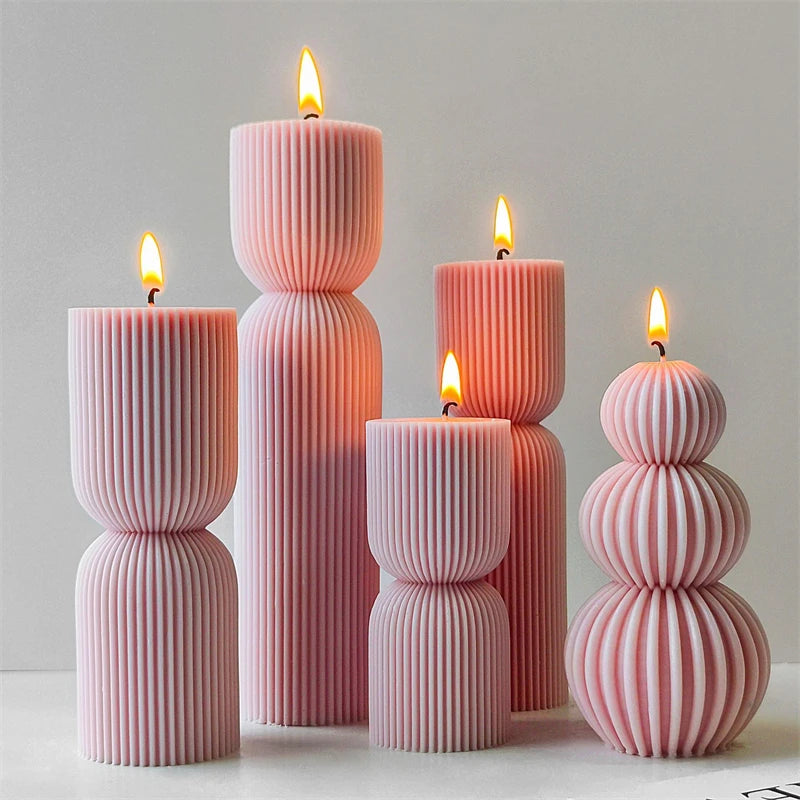 Stampo in Silicone 3D Nodo per Candele Fai da Te | Muffa per Sapone Artigianale, Aromaterapia, Resistente al Calore
