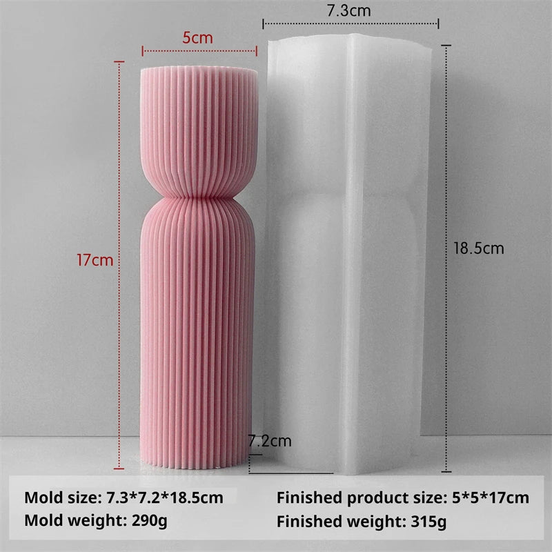 Stampo in Silicone 3D Nodo per Candele Fai da Te | Muffa per Sapone Artigianale, Aromaterapia, Resistente al Calore