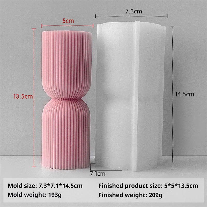 Stampo in Silicone 3D Nodo per Candele Fai da Te | Muffa per Sapone Artigianale, Aromaterapia, Resistente al Calore