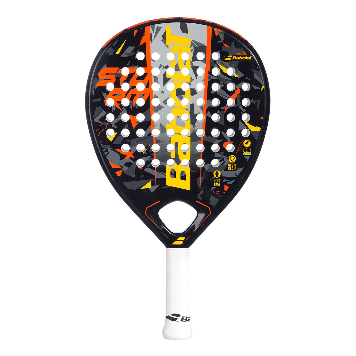 Babolat Storm Padel Black/Yellow/Orange – Potenza e Agilità in Ogni Colpo