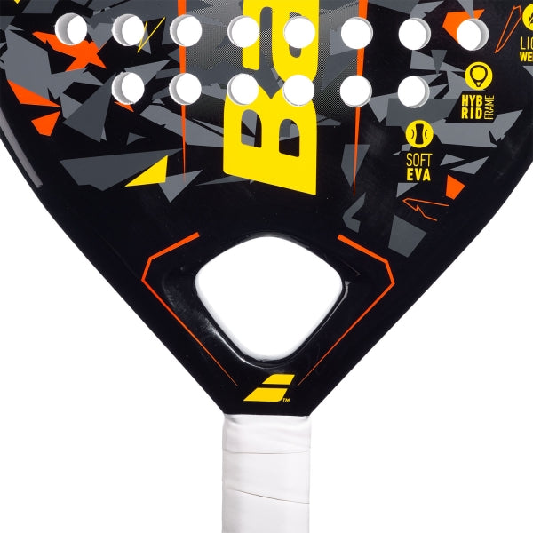 Babolat Storm Padel Black/Yellow/Orange – Potenza e Agilità in Ogni Colpo