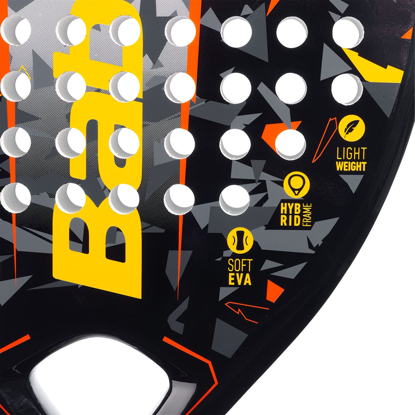 Babolat Storm Padel Black/Yellow/Orange – Potenza e Agilità in Ogni Colpo