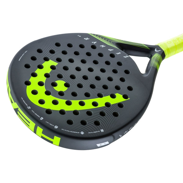 Head Zephyr UL 2023 Padel Black/Yellow: Leggerezza, Potenza e Comfort per Ogni Giocatore