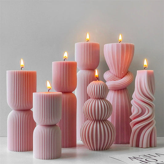 Stampo in Silicone 3D Nodo per Candele Fai da Te | Muffa per Sapone Artigianale, Aromaterapia, Resistente al Calore